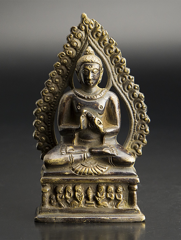 業務用銅釈迦座像 仏像 古美術 仏像