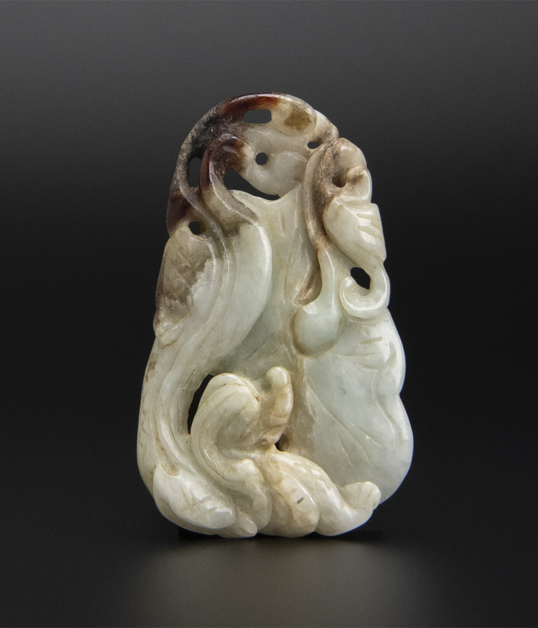 翡翠雕珮 中国 古美術