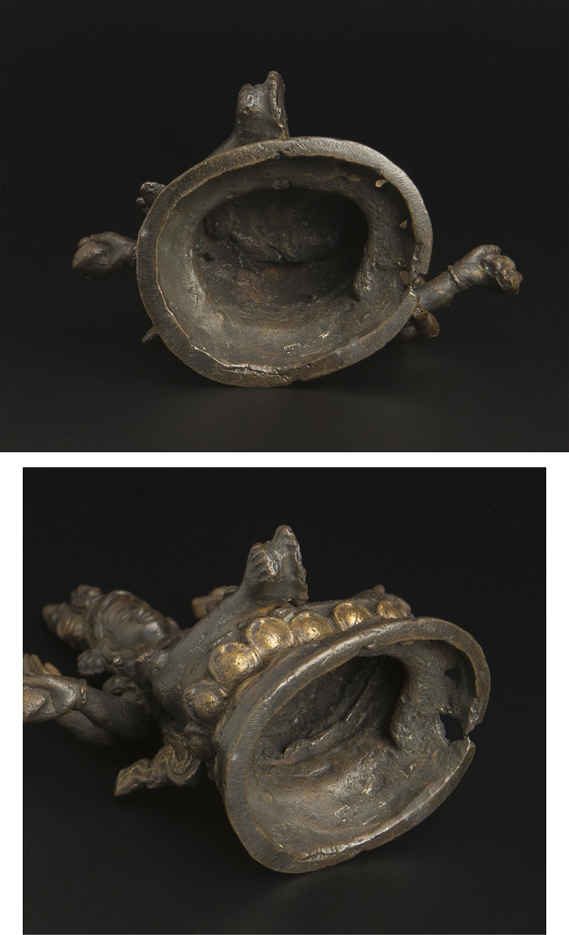 好評爆買い17世紀 铜鎏金财源佛母像 共箱 仏像 古美術 仏像
