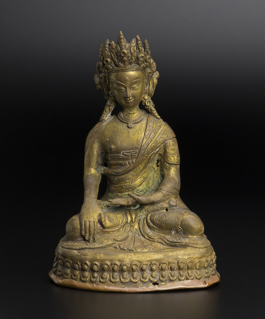購入廉価17世紀 銅釈迦摩尼佛造像 共箱 铜释迦摩尼佛造像　仏像 古美術 仏像