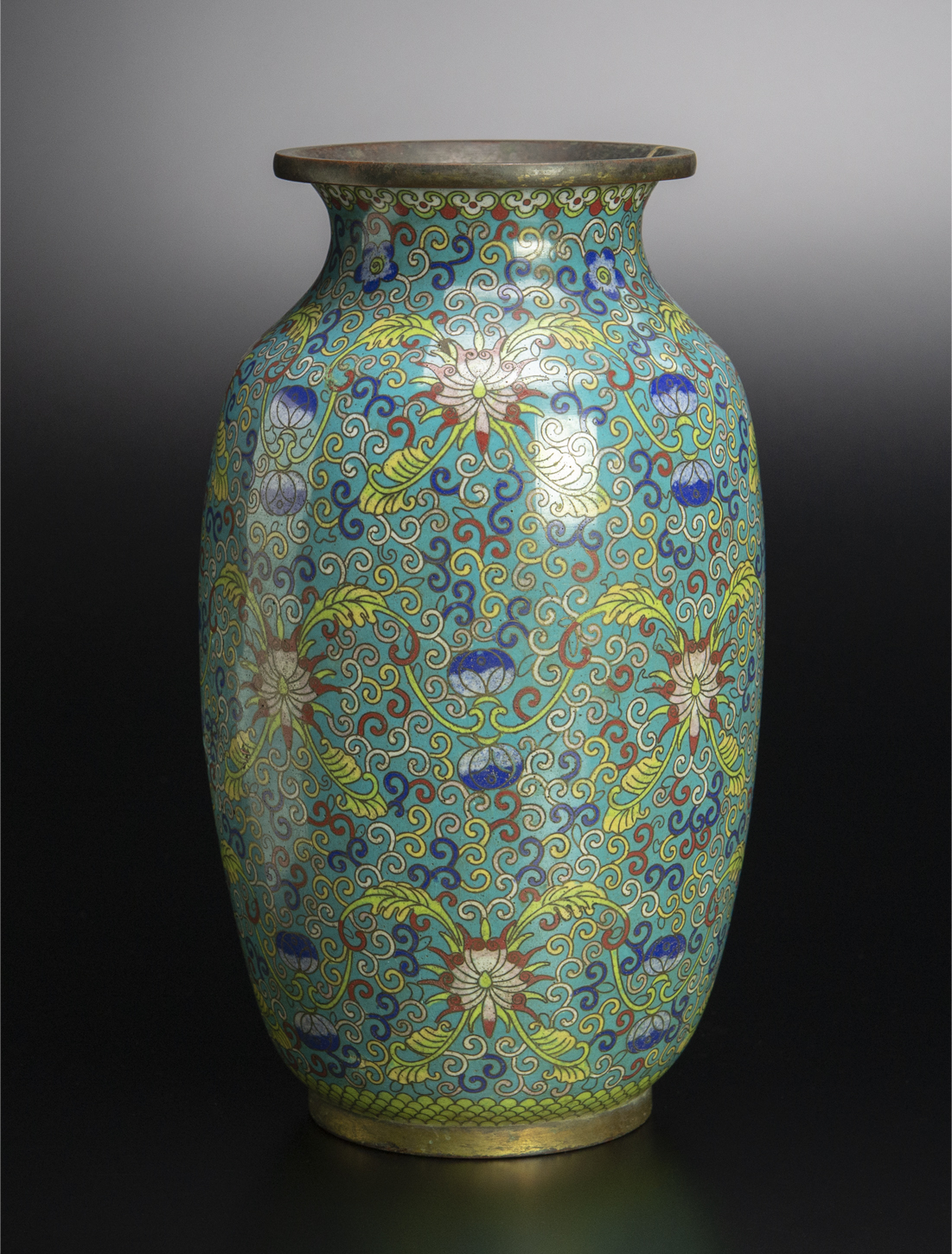 特上品清 景泰藍瓶 中国 古美術 掐丝珐琅 その他