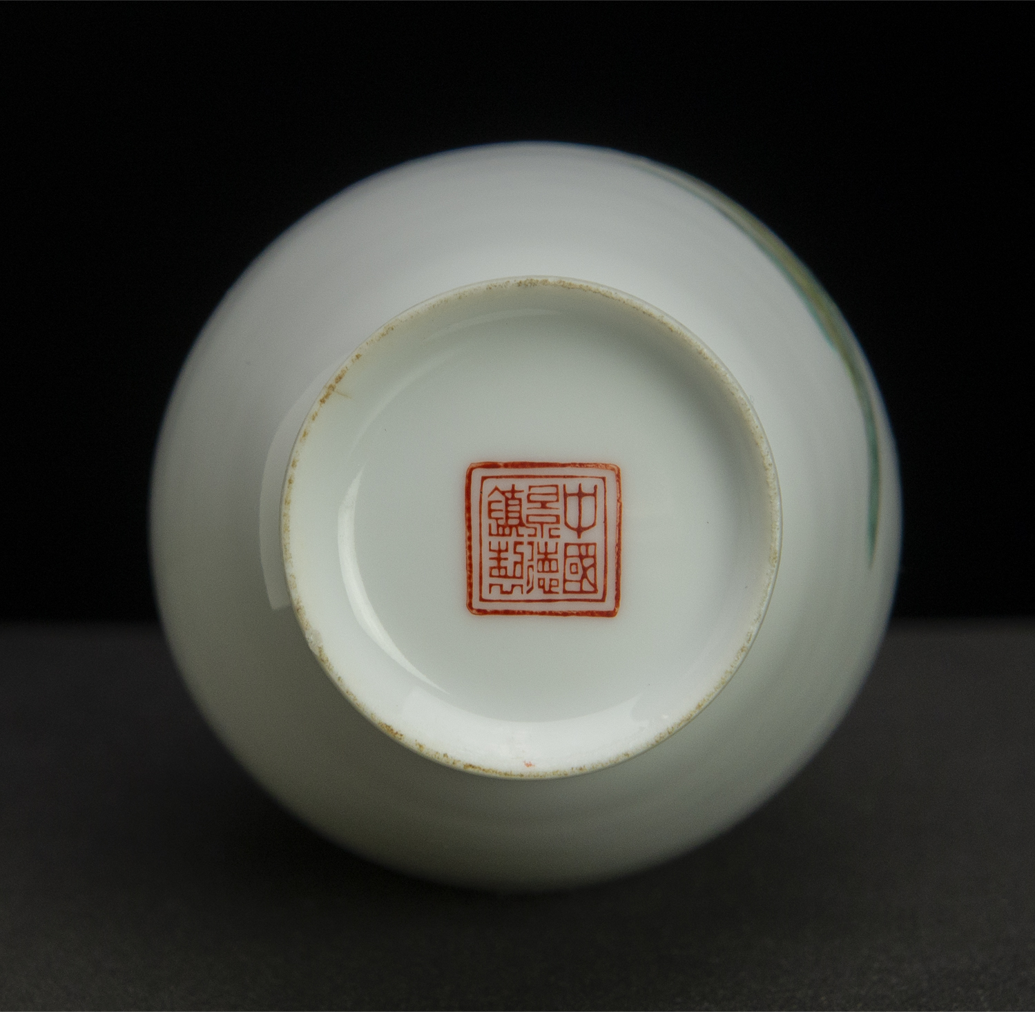 安い直送薄胎粉彩花鳥紋瓶 中国景徳鎮制款　中国 古美術 清