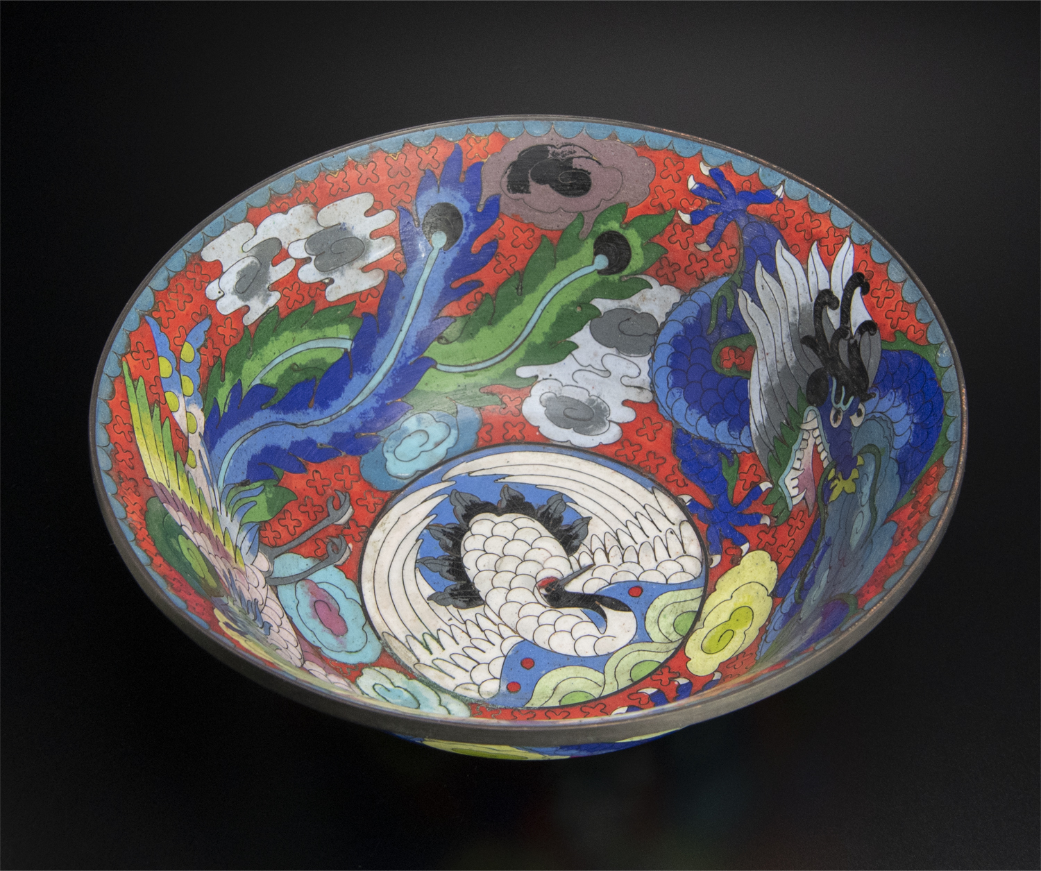 ヤフオク! - 清 景泰藍碗 琺瑯 中国 古美術 - 商品の画像